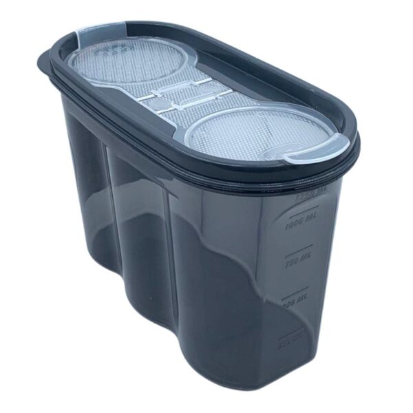 2 Kapaklı Ölçekli Erzak Saklama Kabı - 12 Litre - SA930 (4767)