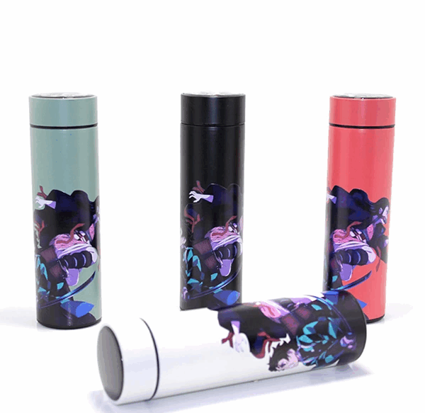 Anime Baskılı Digital Göstergeli Termos 500 Ml Alk381