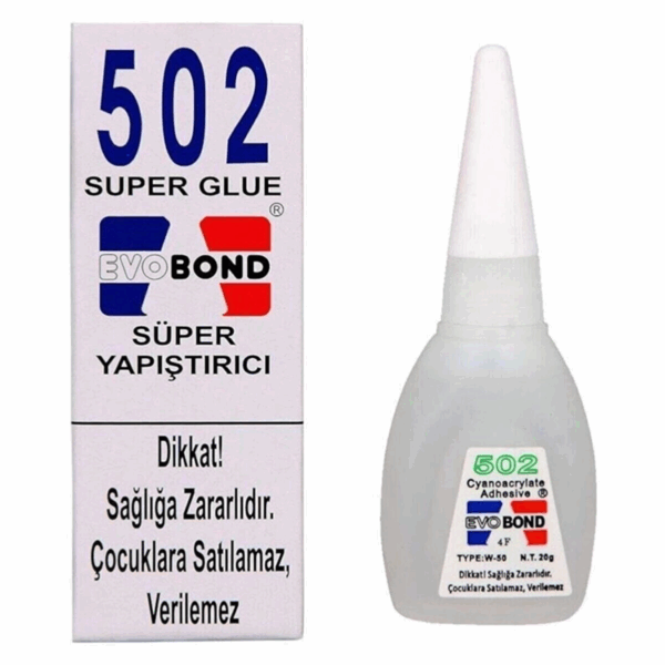 Evobond 502 Japon Yapıştırıcısı Süper Glue 20 Gr