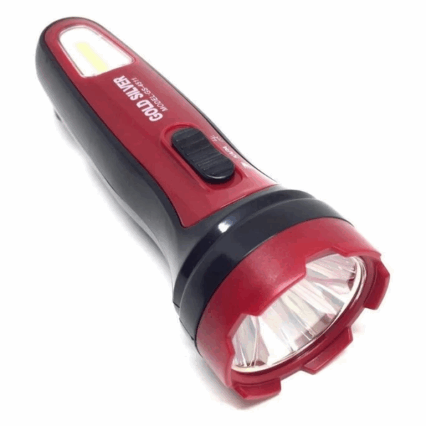 Gold Sılver Gs-4511 1 Watt+1 Watt Cob Led'li Şarjlı El Feneri