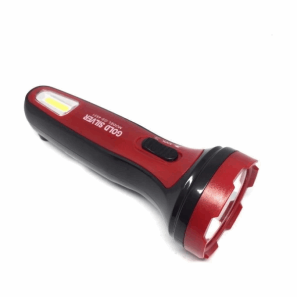 Gold Sılver Gs-4531 3 Watt+1 Watt Cob Led'li Şarjlı El Feneri