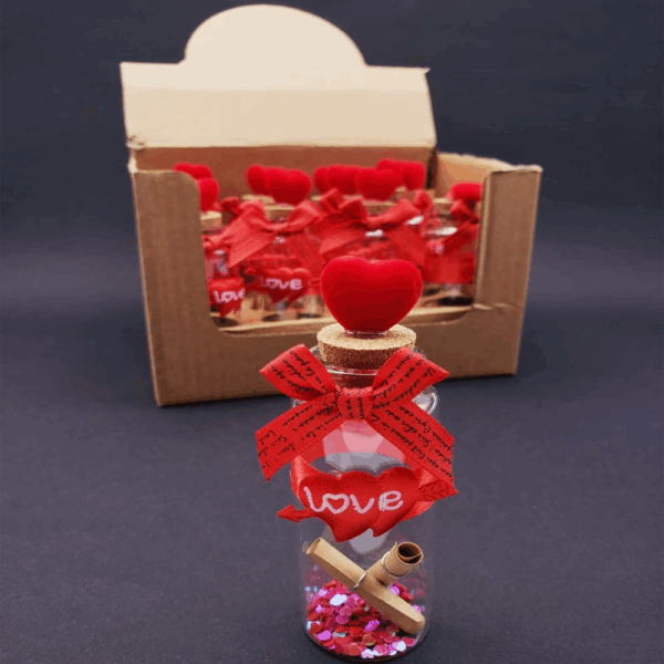 Love Kalpli Dilek Şişesi