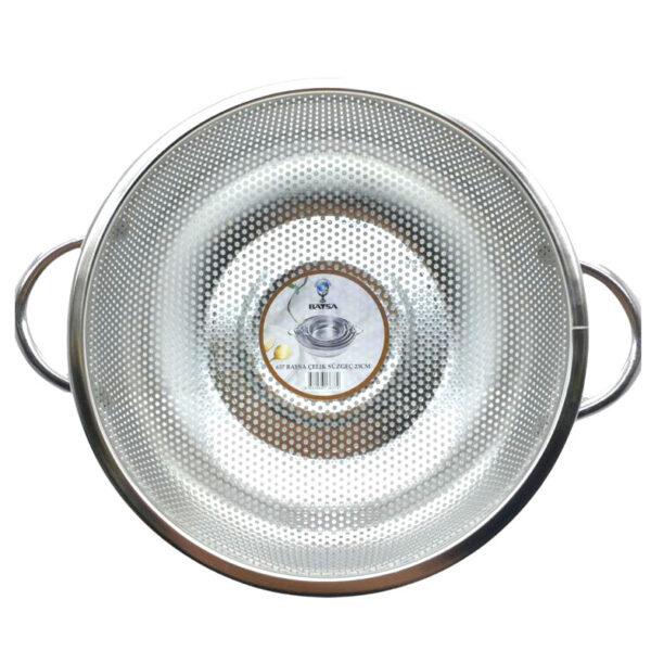 METAL KULPLU ÇELİK TEL SEPET SÜZGEÇ 23CM (4767)