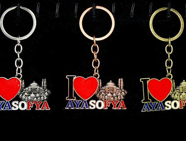 Metal Ayasofya Anahtarlık Alk2199