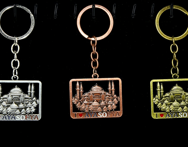 Metal Ayasofya Anahtarlık Alk2200