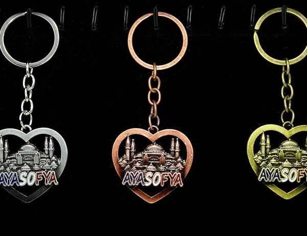 Metal Ayasofya Anahtarlık Alk2201