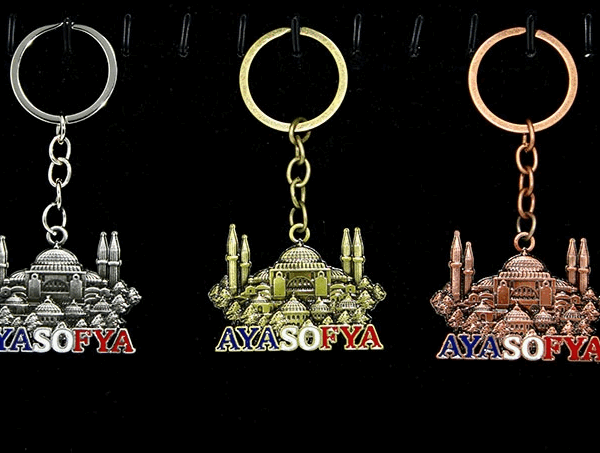 Metal Ayasofya Anahtarlık Alk2206
