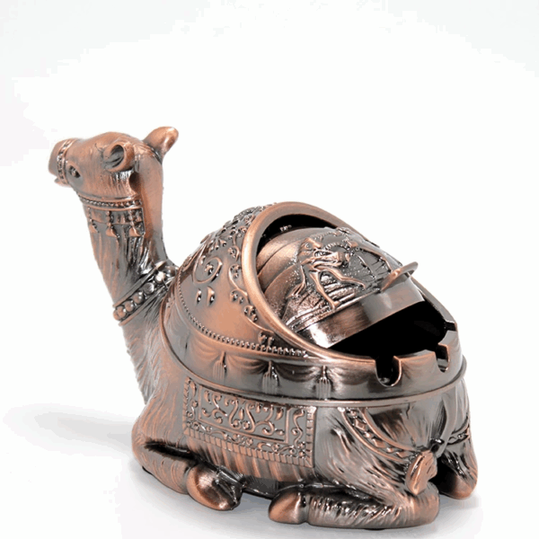 Metal Deve Figürlü Küllük Alk1658