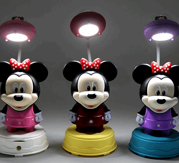 Mickey Mouse Masa Üstü Lamba Şarjlı Usb Alk2716