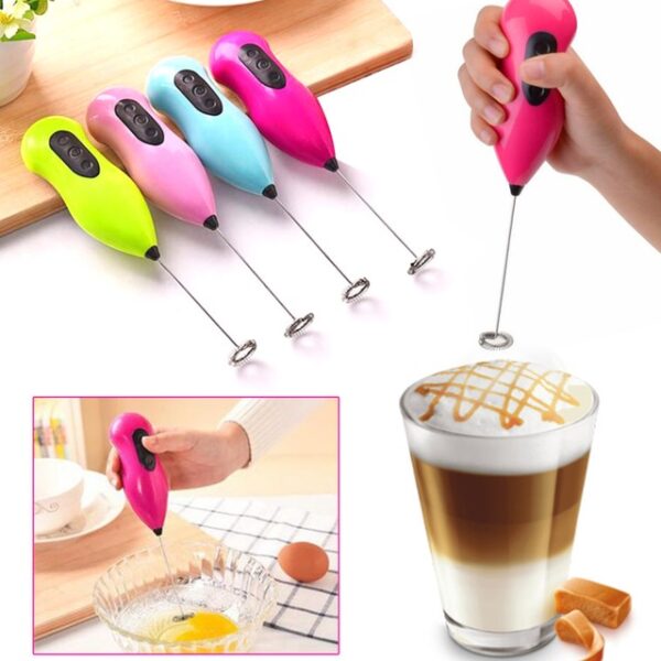 Mini Pilli Karıştırıcı ve Köpürtücü El Mikseri (4767)
