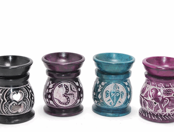 Obsidian Taşı Buhurdanlık Ksk2227
