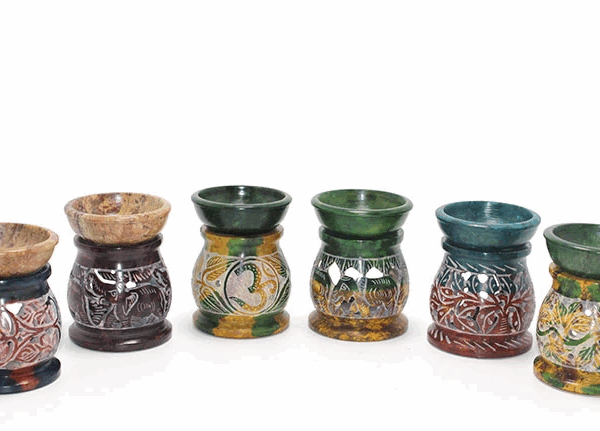 Obsidian Taşı Buhurdanlık Ksk2229