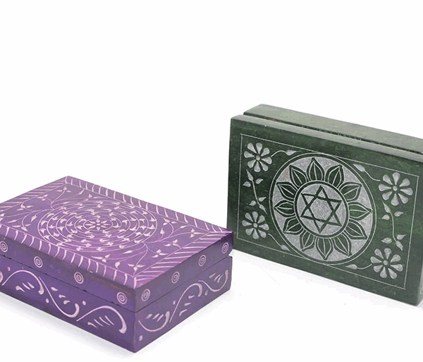 Obsidian Taşı Kutu Ksk2236