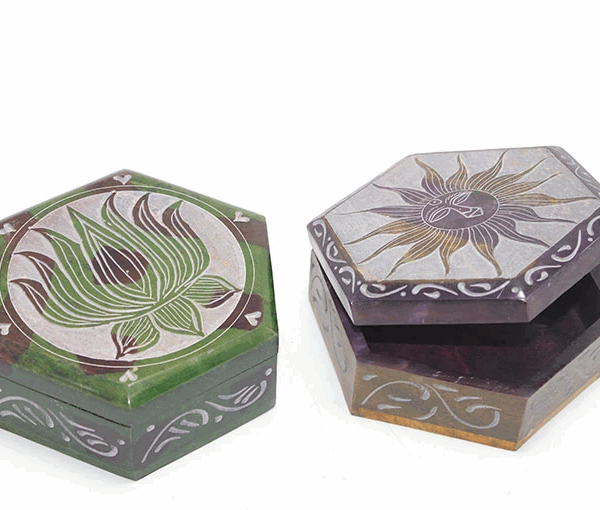 Obsidian Taşı Kutu Ksk2238