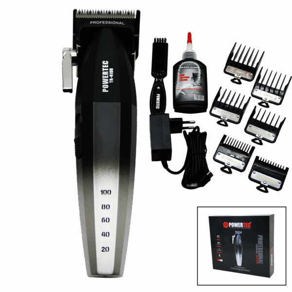 POWERTEC TR-4100 ŞARJLI FONKSİYONLU SAÇ SAKAL TRAŞ MAKİNESİ (4767)