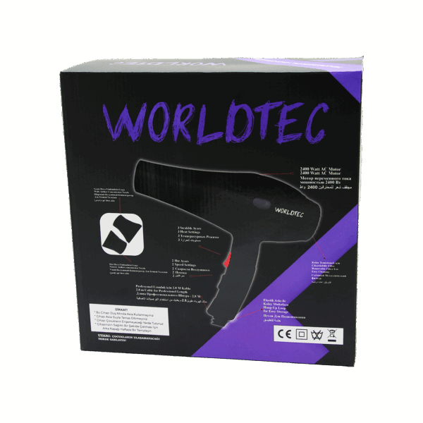 PRO PROFESSIONAL SAÇ KURUTMA - FÖN MAKİNESİ 2500W TURBO WT-5500 (4767)