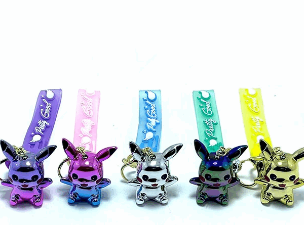 Pikachu Silikon Anahtarlık Alk1701