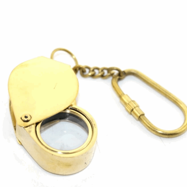 Pirinç Büyüteç Anahtarlık Ksk3029
