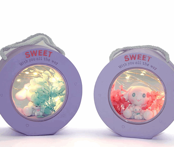 Polyester Hello Kitty Cinnamoroll Masa Üstü Lamba Alk1619