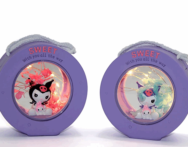 Polyester Kuromi Masa Üstü Lamba Alk1618
