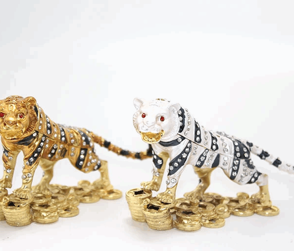 Swaroski Taşlı Tekli Leopar Alk1903