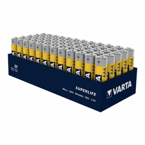 Varta Superlıfe Çinko Aaa Ince Kalem Pil 60lı Paket