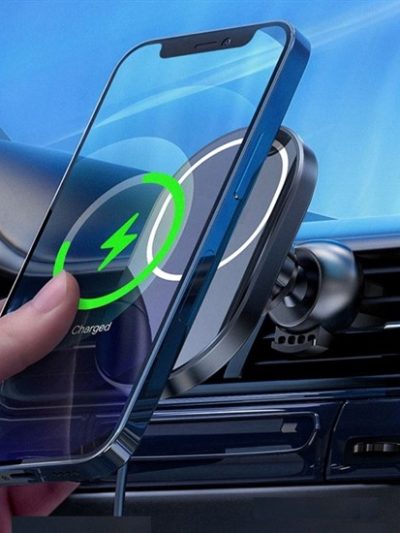 15w Mıknatıslı Takılabilen Hızlı Şarj Tüm Cihaz Ve Araçlara Uyumlu Araç İçi Şarj Cihazı