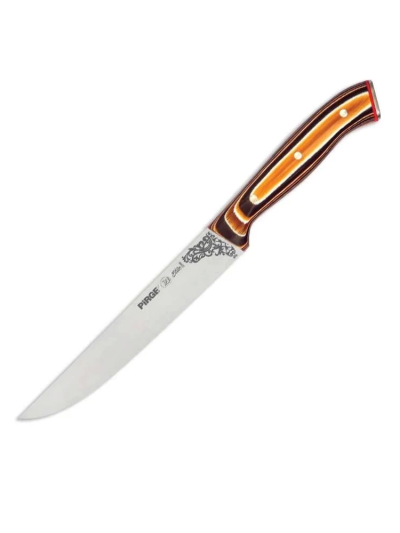 32050 Elite Mutfak, Ekmek Bıçağı 15,5 Cm - Kahverengi Perçinli Kompozit Sap