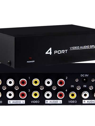 4 Port Video Audio Splitter Dağitici