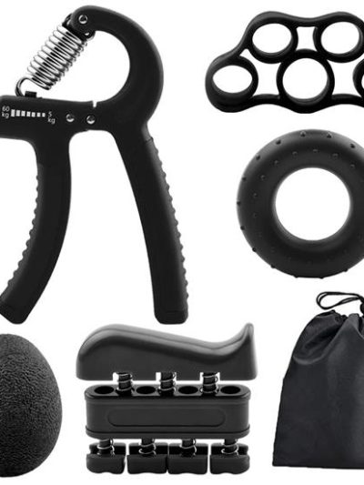 5 Parça El, Kol Ve Parmak Egzersiz Spor Aletleri Seti Fitness Takımı