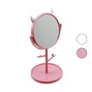 6 İnç - 15cm Yuvarlak - Boynuzlutaki Askilikli Makyaj Aynasi Renkli̇ Plasti̇k Takilik Sepetli̇15cm