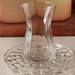 Alin Adela 6lı Cam Çay Tabağı Çay Tabak Altlığı -ryg8030