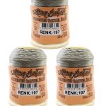 3 Adet Altınbaşak Oya Ve Dantel İpi 20 Gr - - No: 197