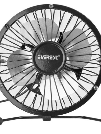 Everest Efn-482 Masaüstü Metal Si̇yah Fan