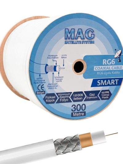Rg6u4 64 Tel Anten Kablosu (300 Metre)