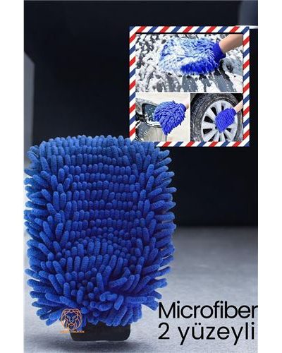 Turk Oto Yıkama Eldiveni Jant Torpido Temizlik Eldiveni Microfiber