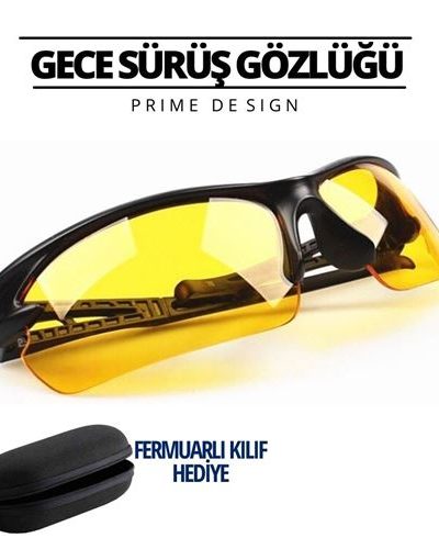 Turk Prime Gece Sürüş Ve Sis Gözlüğü Özel Kutulu