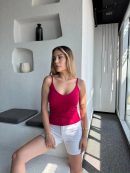Ayarlanabilir Askılı Basic Body Fuşya