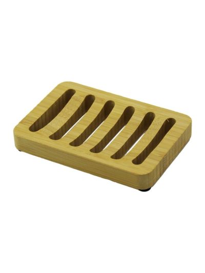 Ahşap Bambu Kati Sabunluk 8.5x12.5cm