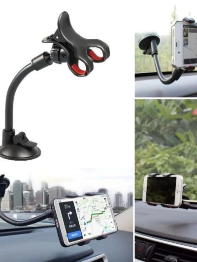 Akrobat Cama Sabitlenen Güçlü Vakumlu 360 Derece Dönen Tüm Modellere Uyan Oto Telefon Tutucu