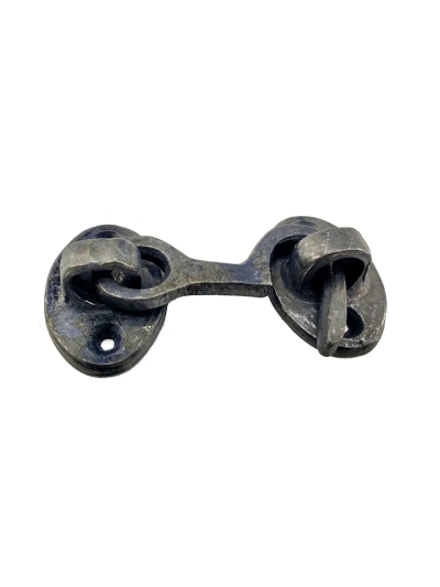 Antika Tarz Dekoratif Pirinç Çengeli - 5cm, Oksit