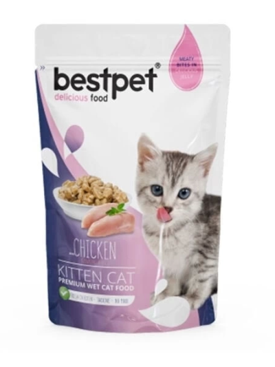 Bestpet Kitten Jelly Pouch Yavru Kedi Maması 85 Gr