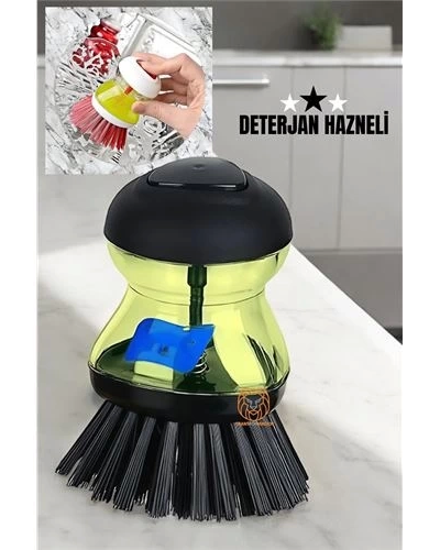 Bulaşık Fırçası Deterjan Hazneli