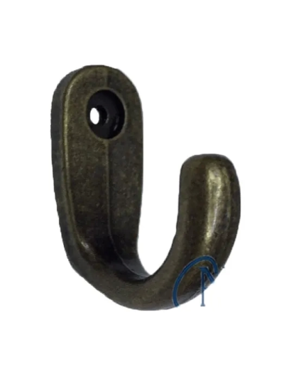 Büyük Tekli Fincan Askı, Dekor Askısı - Antik, 12x23x30 Mm