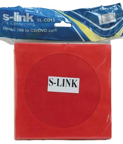 Cd Zarfi 100 Lük Renkli̇ (sl-cd15)