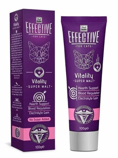 Delibon Effective Vitality Malt Katkılı Kalp Sağlığı Kedi Macunu 100 Gr