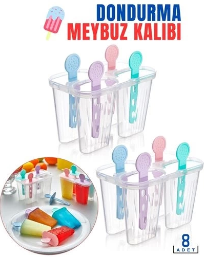 Dondurma Meybuz Kalıbı 8 Adet Bovezzo Design