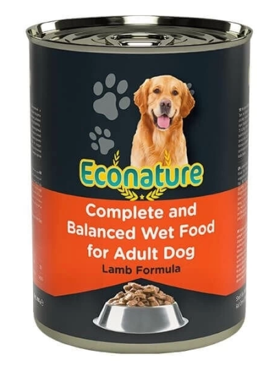 Econature Adult Kuzu Etli Yetişkin Köpek Konservesi 400 Gr