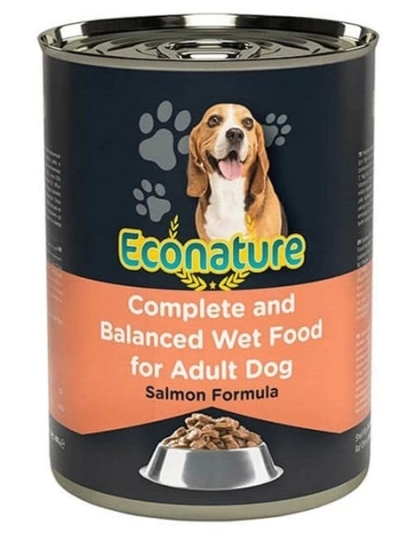 Econature Somonlu Yetişkin Köpek Konservesi 400 Gr