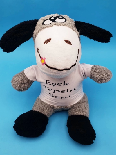 Eşek Tepsin Seni Tişörtlü Oyuncak Eşek